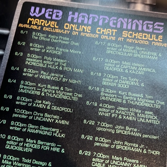 Marvel vintage catalog - Picture 8 of 8